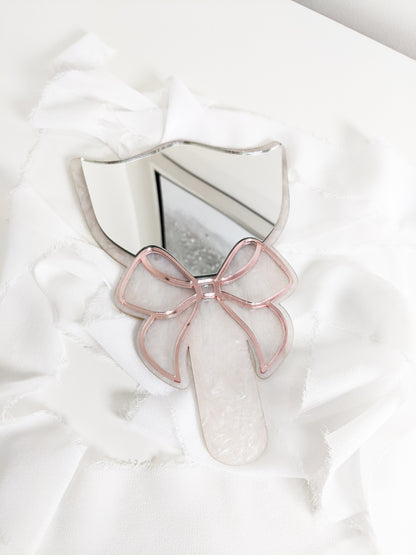 Custom Lash Tech Hand Mirror, Personalized Mirror for Lip Blush & PMU Artists