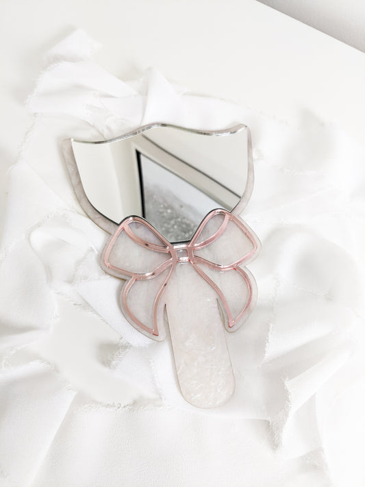 Custom Lash Tech Hand Mirror, Personalized Mirror for Lip Blush & PMU Artists