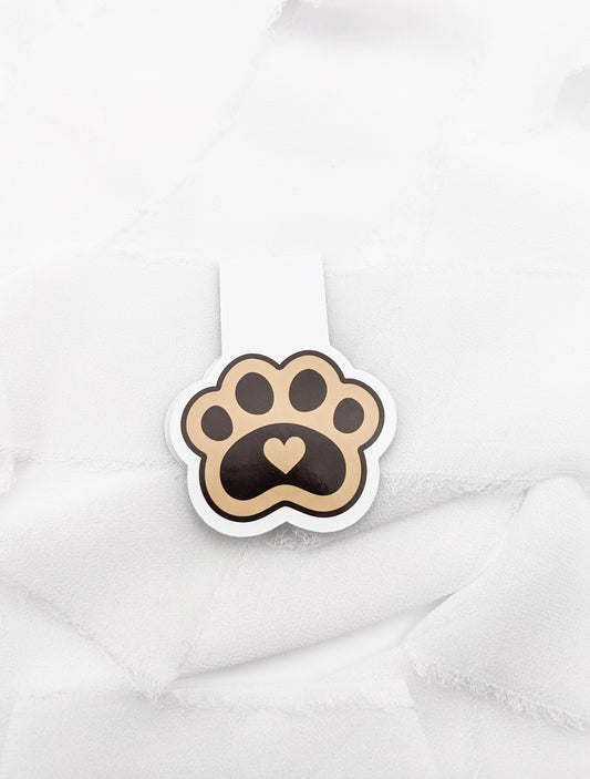 Dog Paw Magnetic Bookmark