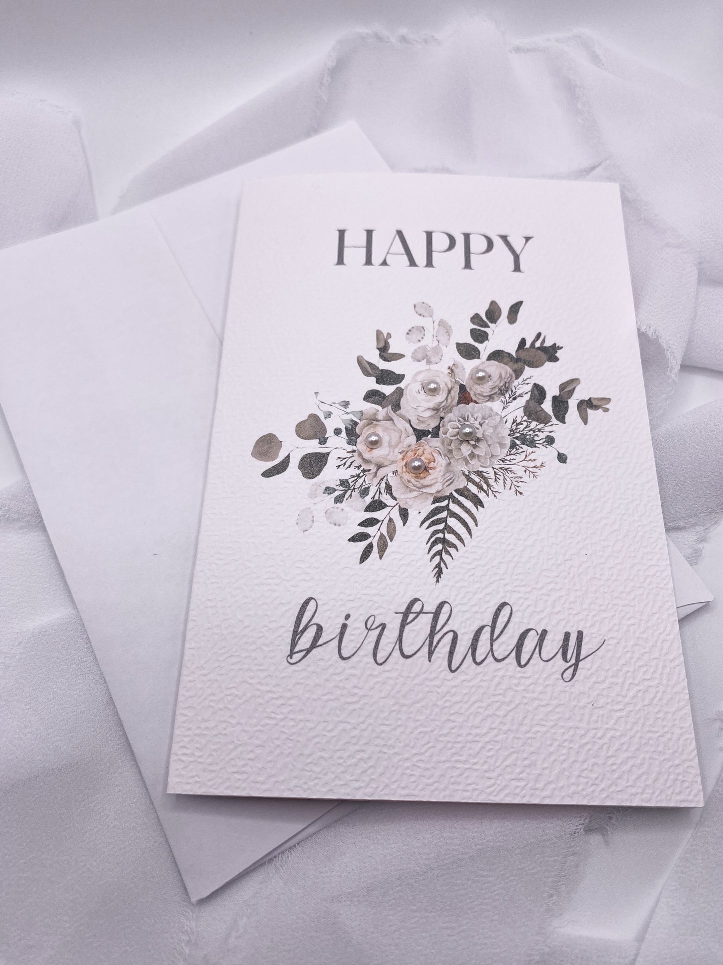 4”x6” Floral Birthday Card