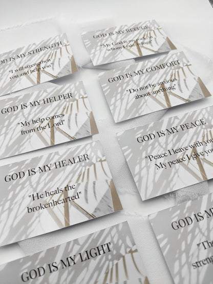 Set of 8, Bible Affirmation Cards 2