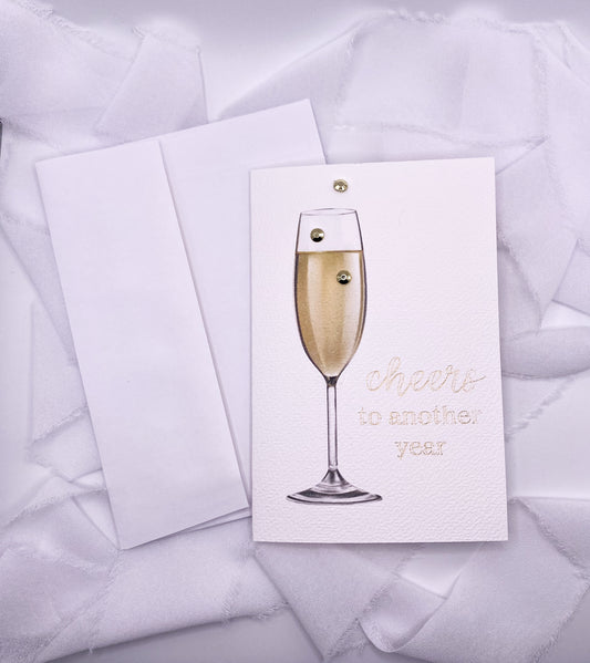 4”x6” Cheers Birthday Card