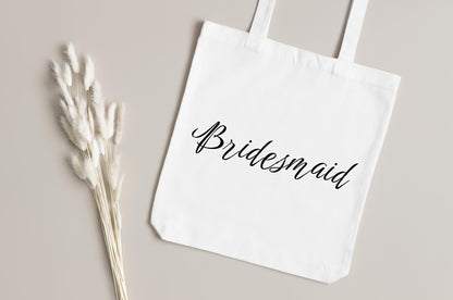 Bridesmaid Wedding Tote Bag