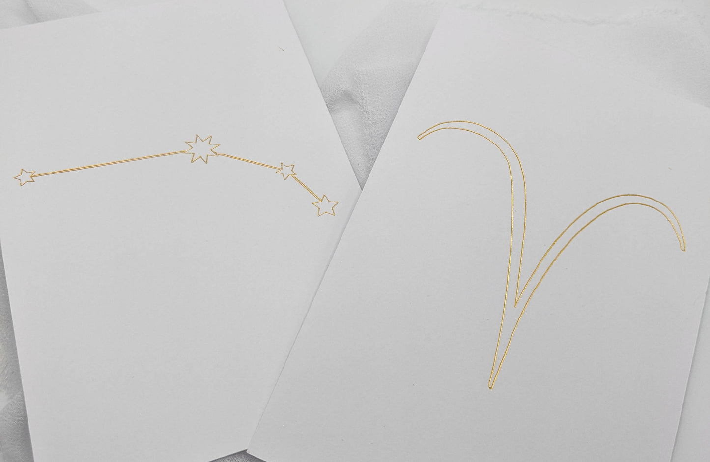 Geometric Foil Zodiac Constellation Art Prints