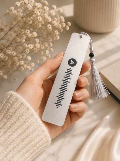 Personalized Metal Bookmark, Custom Engraved Bookmark, | Gift for Book Lovers, Gold or Silver Bookmark (5” x 1”)