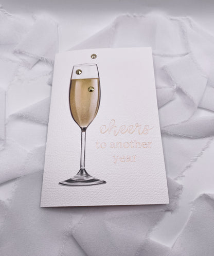 4”x6” Cheers New Year’s Card