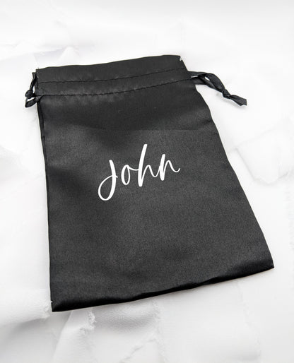 Personalized Black Gift Bag