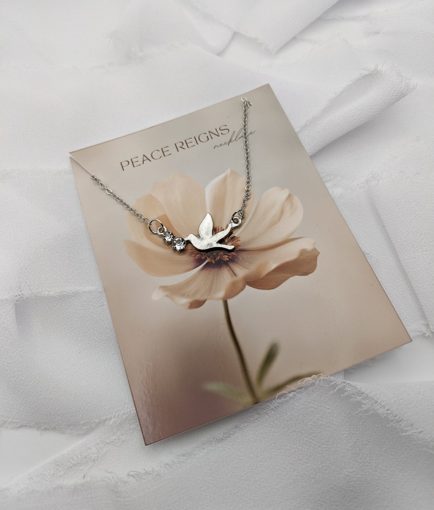 Peace Reigns Dove Necklace