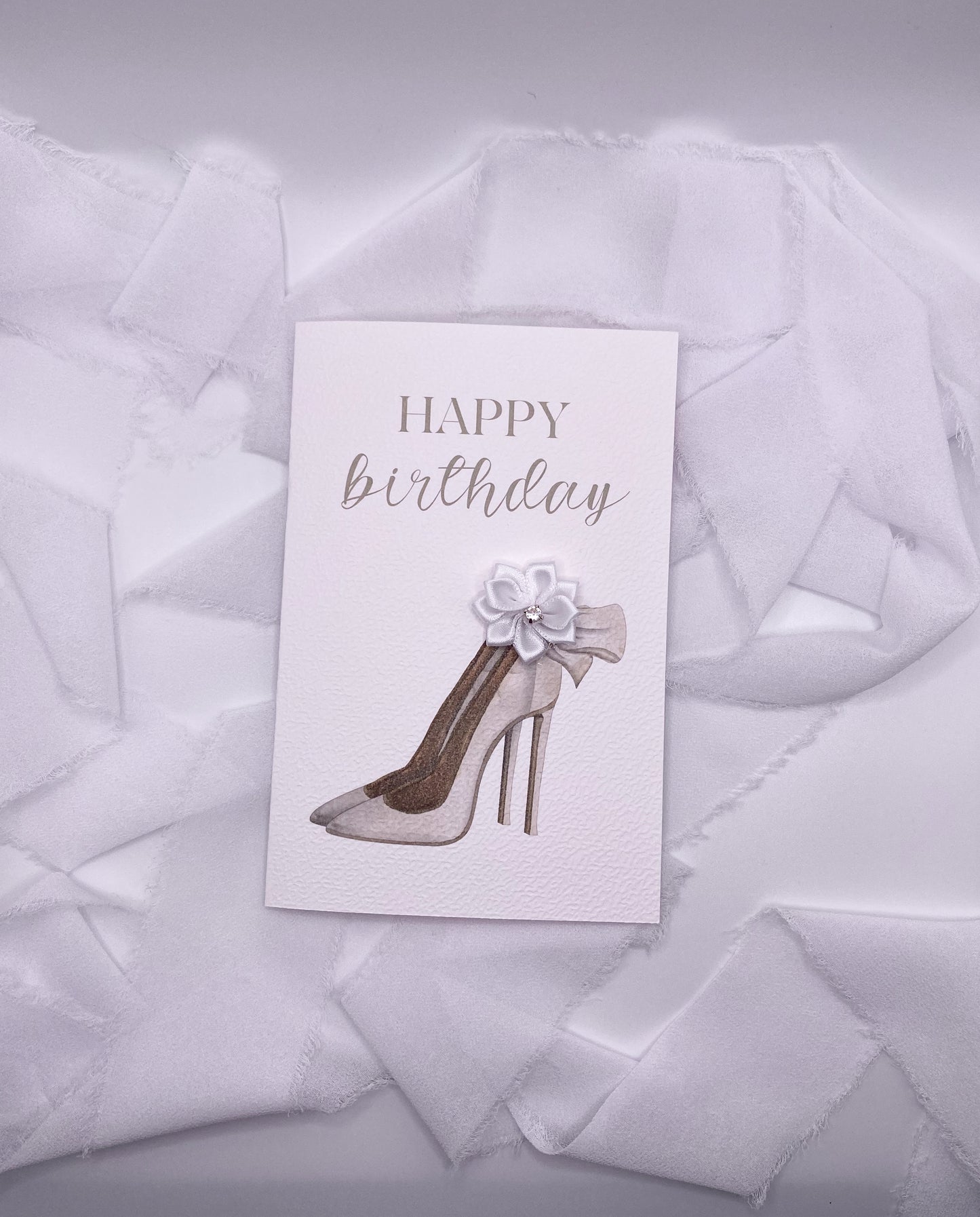 4”x6” For Her Shoe Birthday Card