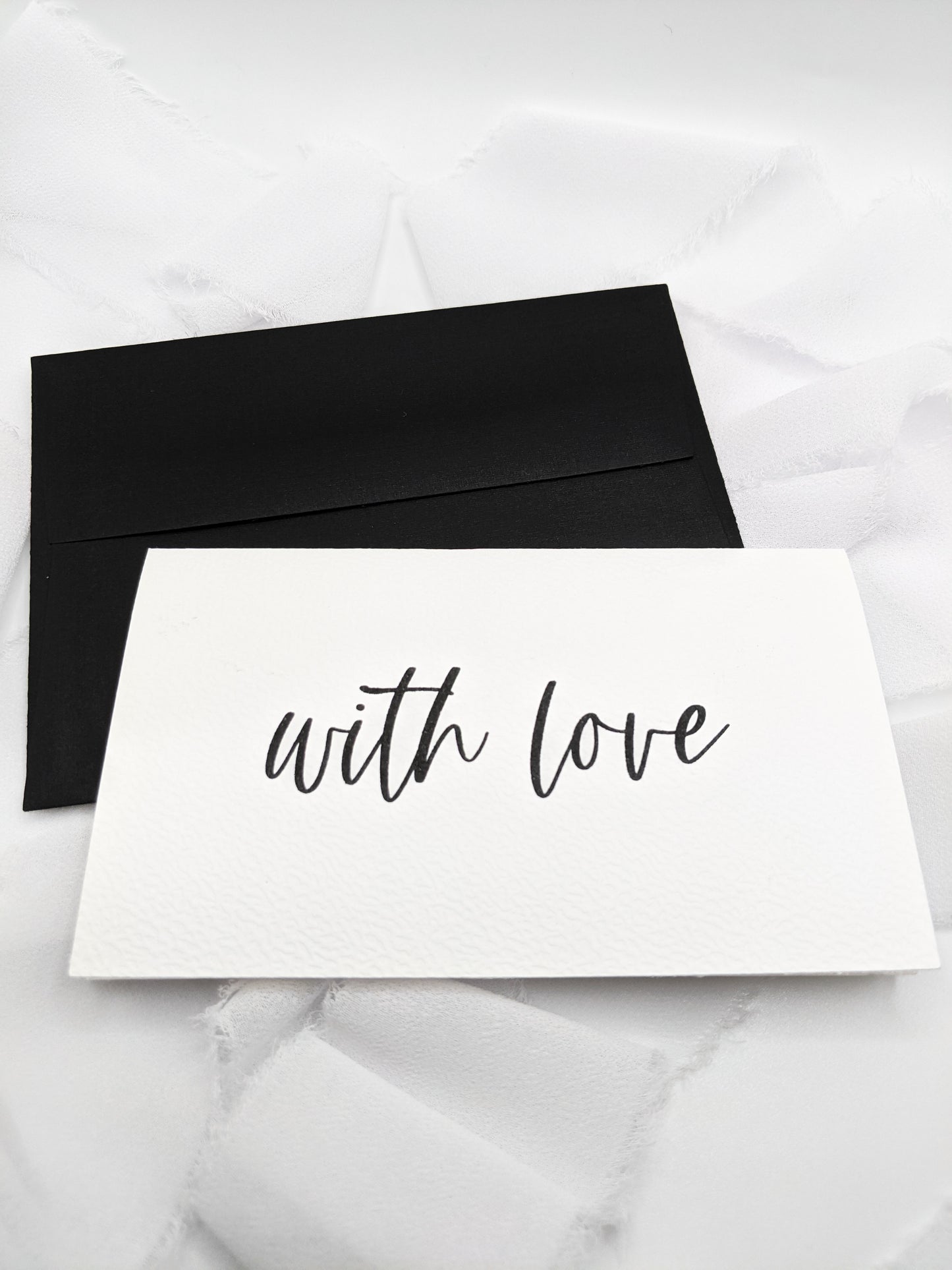 Set of 5, 5"x3" With Love Cards