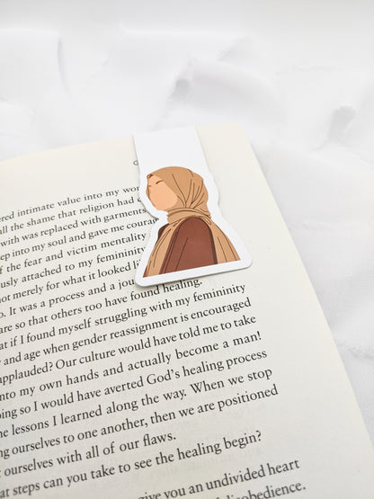 Muslim Girl Magnetic Bookmark