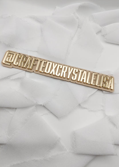 Custom Acrylic Watermark Sign for Small Business, Personalized Logo Display for Photos