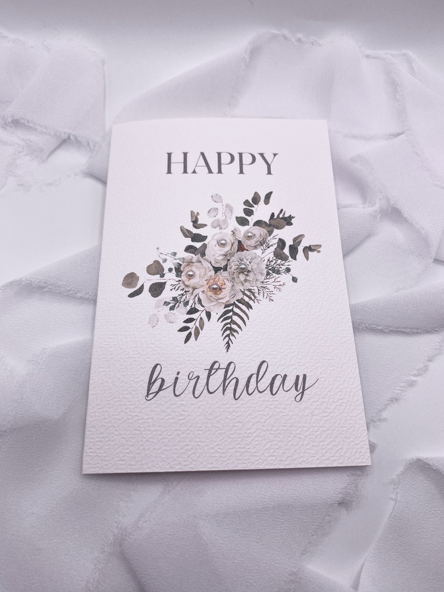 4”x6” Floral Birthday Card