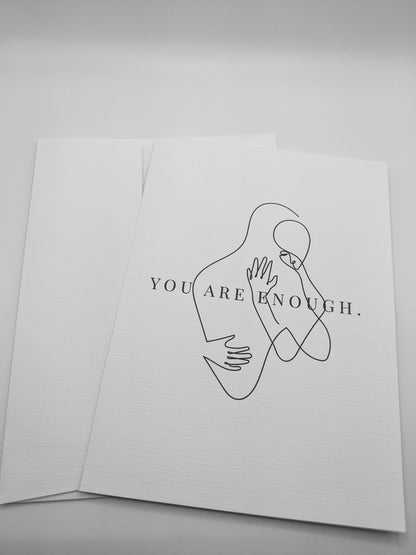 5"x7" You Are Enough Encouragement Cards