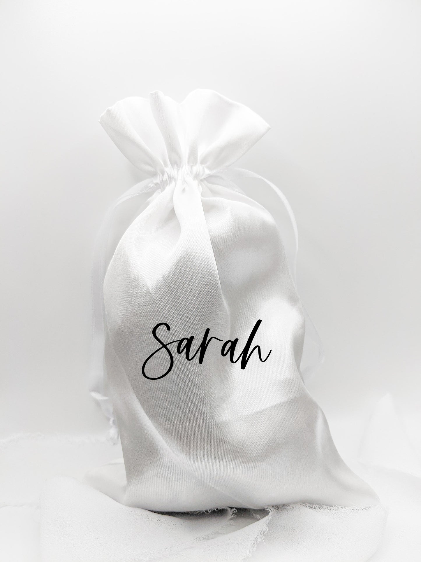 Personalized White Gift Bag