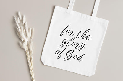 For the Glory of God Tote Bag