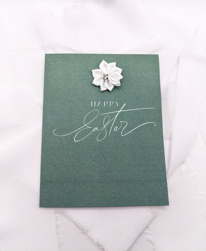 4”x5” Green Classy Easter Card