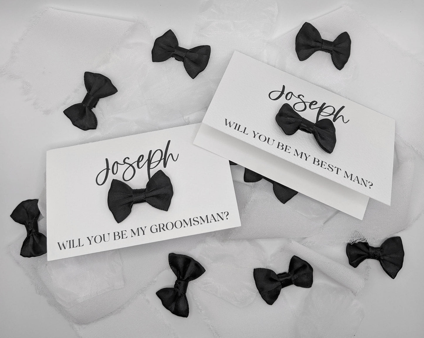 Set of 6, 5"x3" Groomsmen Proposal Cards