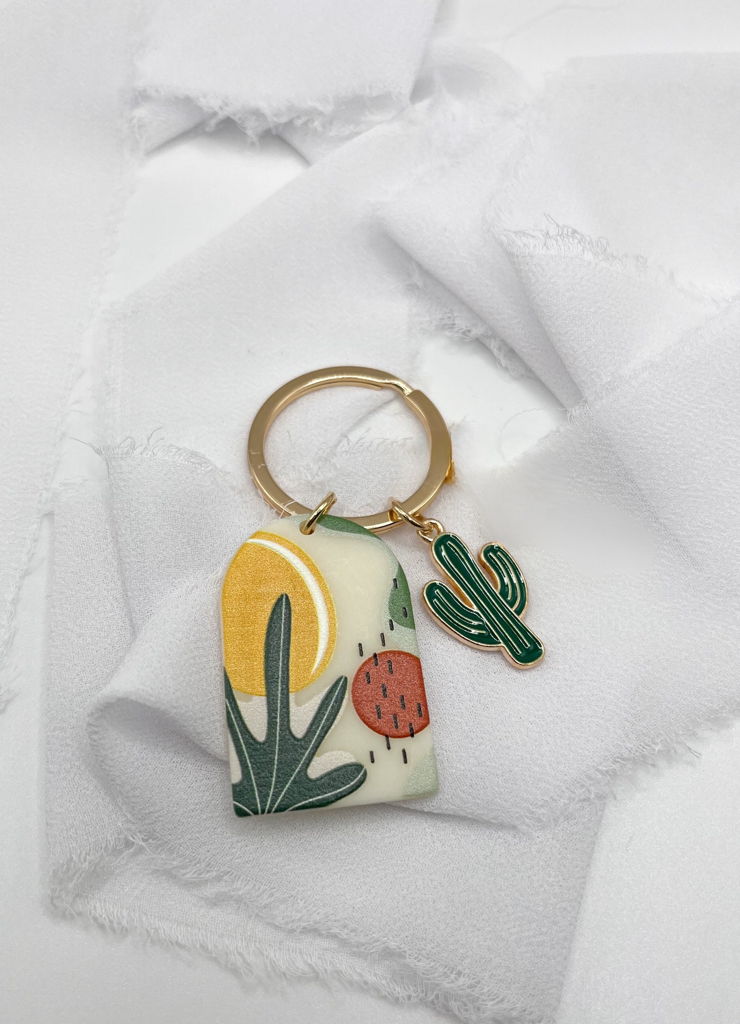 Cactus Keychain