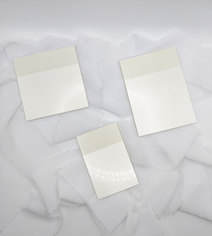 Set of 3, Transparent Post-Its