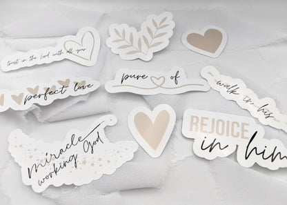 Neutrals Bible Sticker Pack