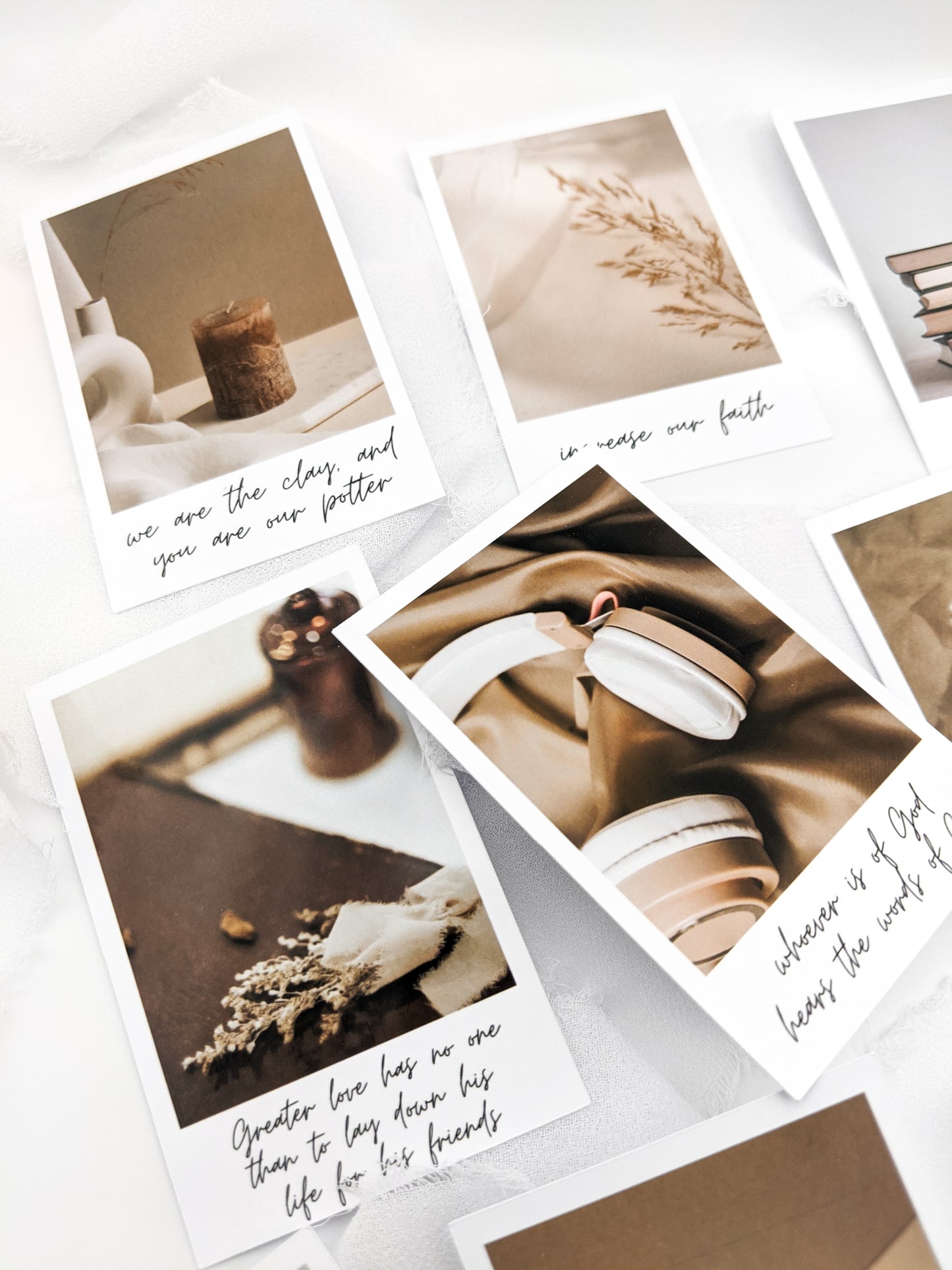 Minimal Bible Polaroids