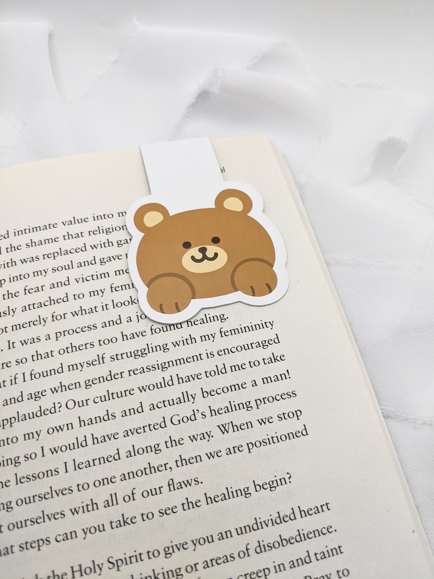 Bear Magnetic Bookmark