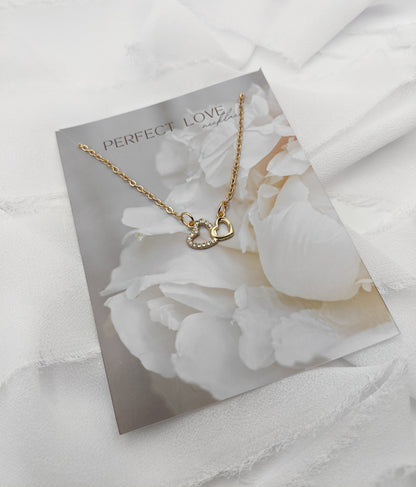 Perfect Love Double Heart Necklace