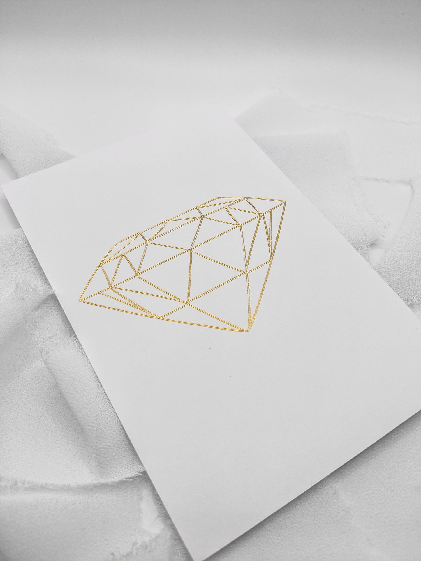 Geometric Foil Line Art Prints