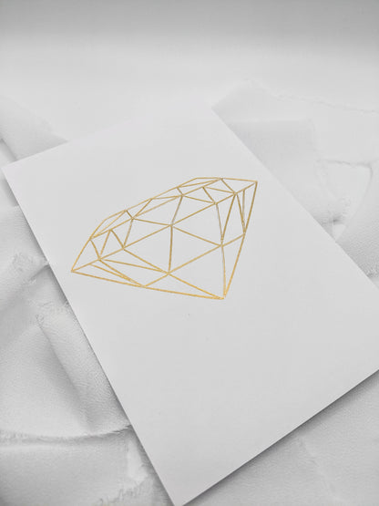 Geometric Foil Line Art Prints