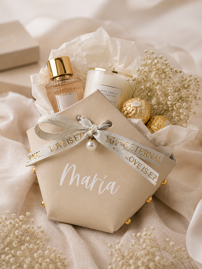 Personalized Bridal Shower Gift Bag, Favour Bag