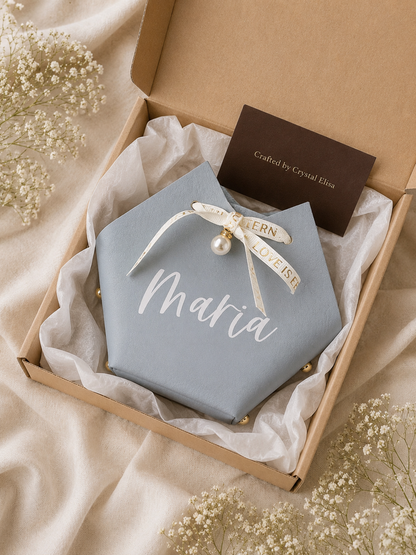 Personalized Bridal Shower Gift Bag, Favour Bag