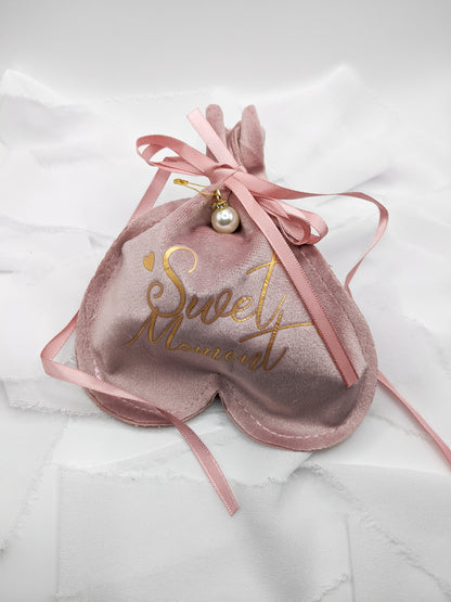 Personalized Pink Heart Gift Bag