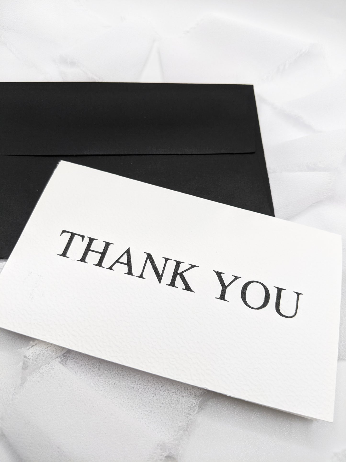 Set of 5, 5"x3" Thank You Cards