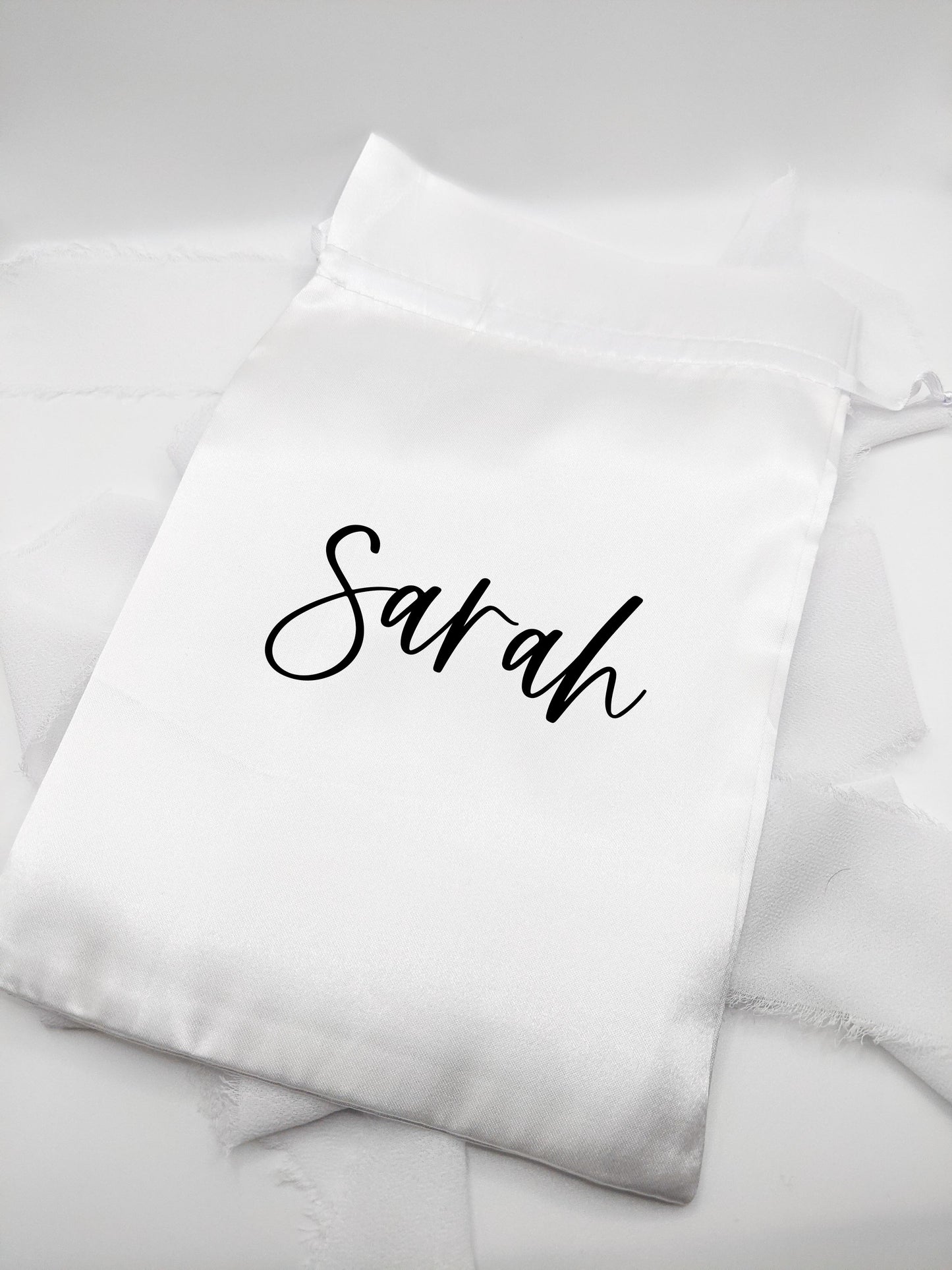 Personalized White Gift Bag