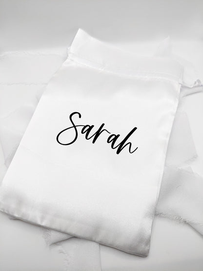 Personalized White Gift Bag