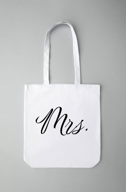 Mrs. Wedding Tote Bag