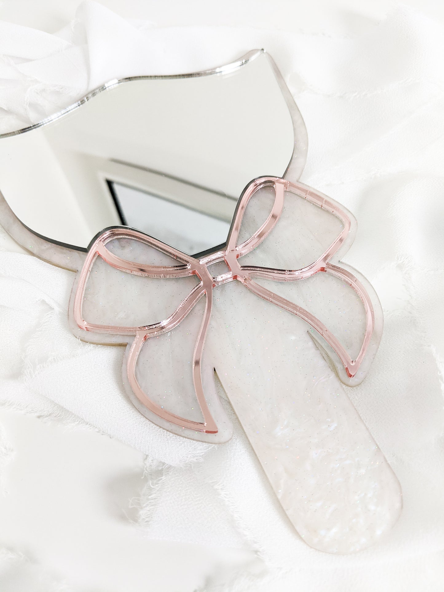 Custom Lash Tech Hand Mirror, Personalized Mirror for Lip Blush & PMU Artists