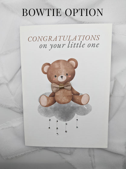 5"x7"Baby Shower Baby Bear Card