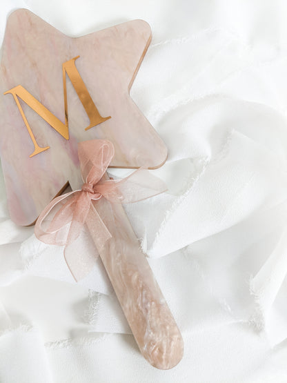 Personalized Star Hand Mirror, Handheld Vanity Mirror for Girls’ Dress Up