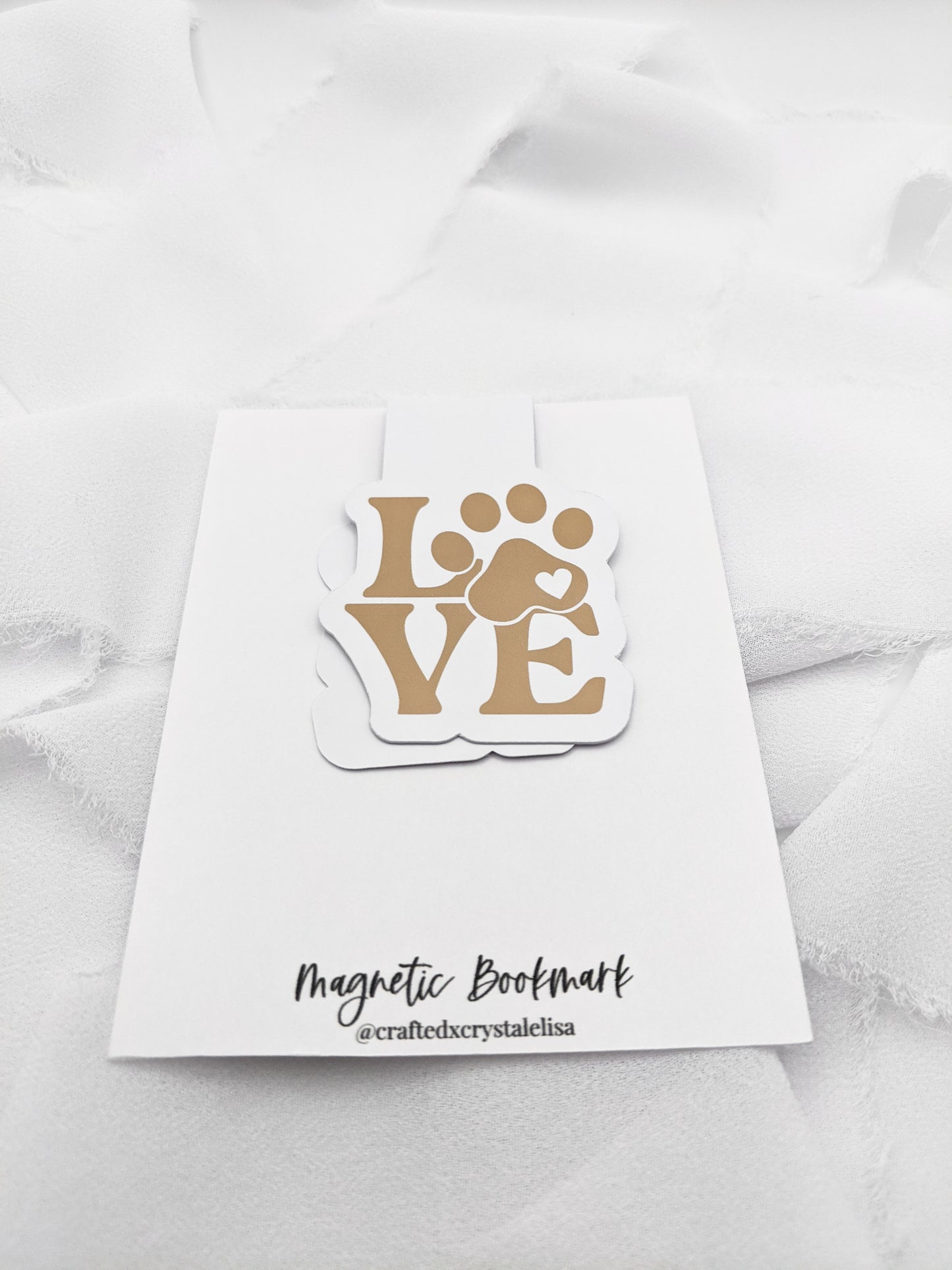 Love Paw Magnetic Bookmark