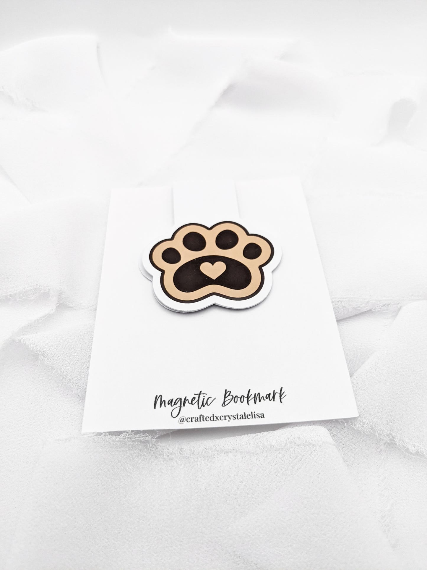 Dog Paw Magnetic Bookmark