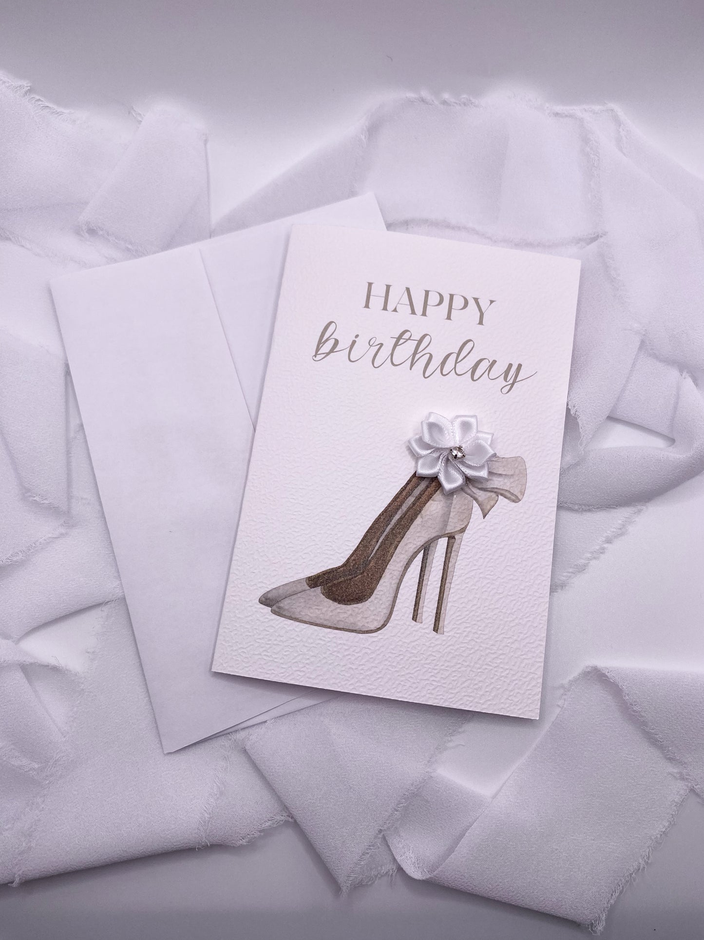 4”x6” For Her Shoe Birthday Card