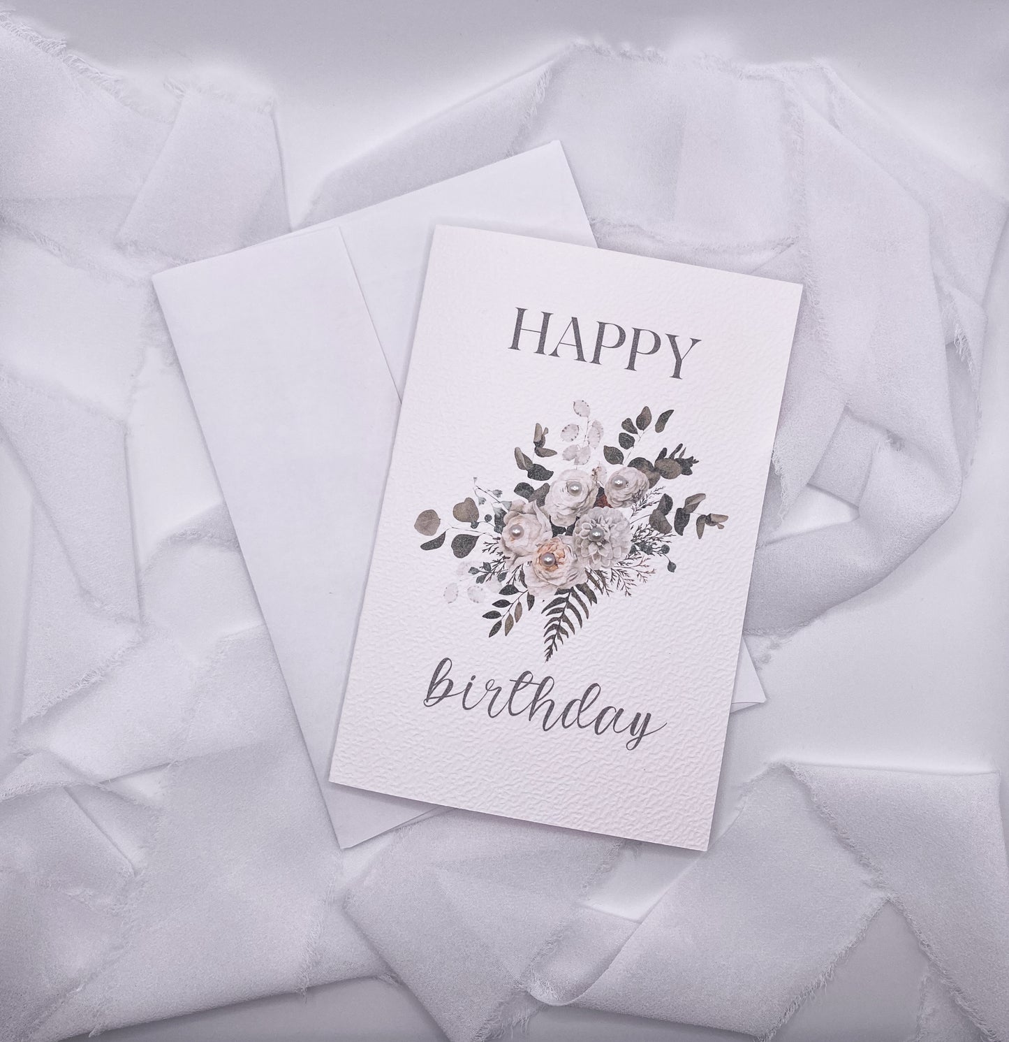 4”x6” Floral Birthday Card