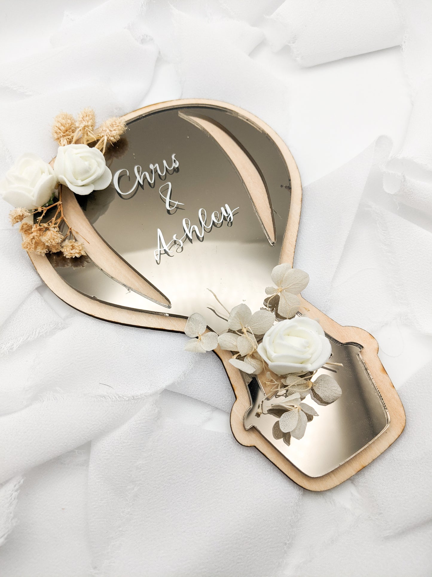 Custom Hot Air Balloon Wedding Sign