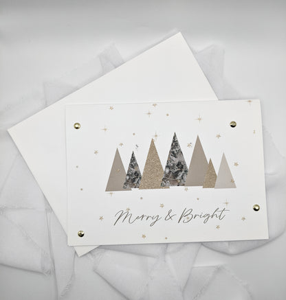 7"x5" Merry Christmas Tree Card