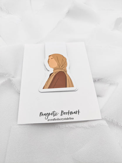 Muslim Girl Magnetic Bookmark