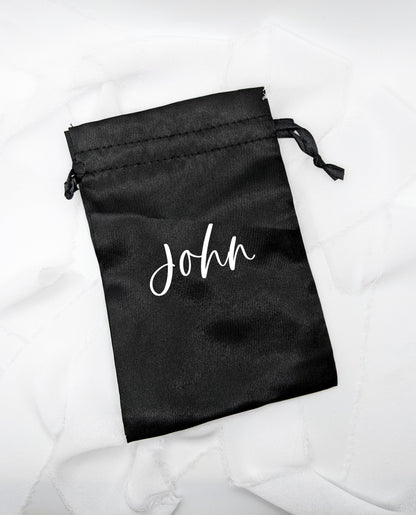 Personalized Black Gift Bag