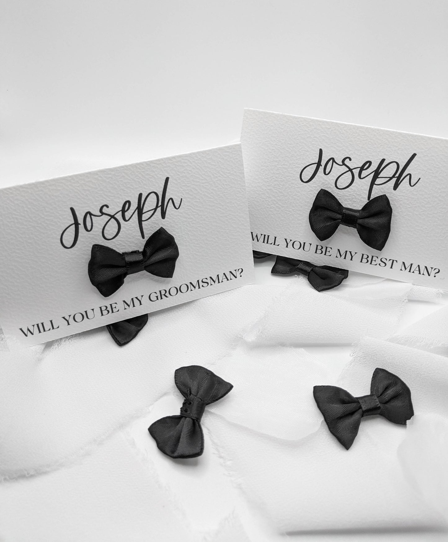 Set of 6, 5"x3" Groomsmen Proposal Cards