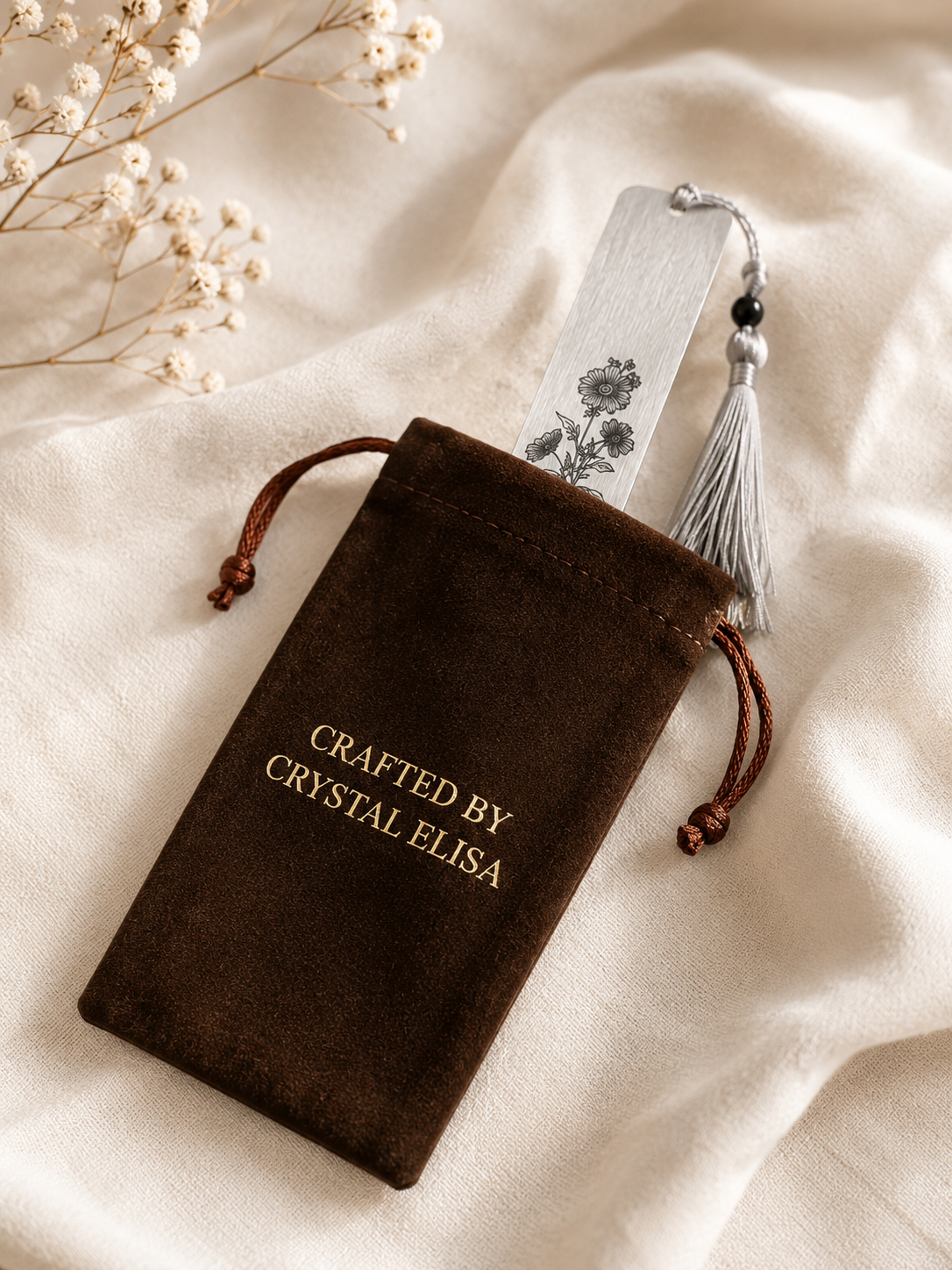Personalized Metal Bookmark, Custom Engraved Bookmark, | Gift for Book Lovers, Gold or Silver Bookmark (5” x 1”)